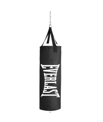Saco de Boxe Everlast Core Blk Polycanvas 11X30 com...