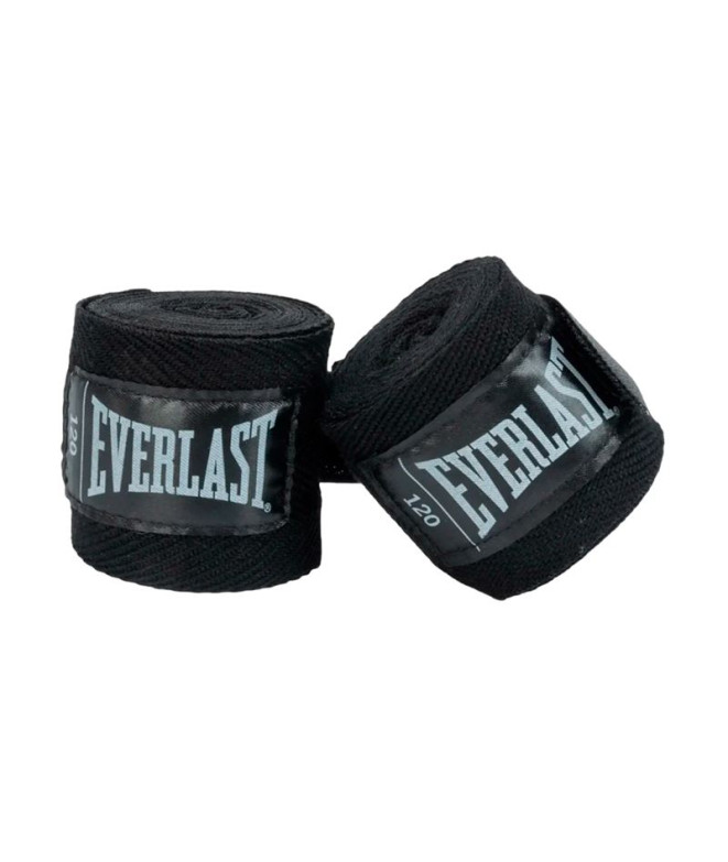 Bandages Boxes de Everlast Core 120" Handwraps Black