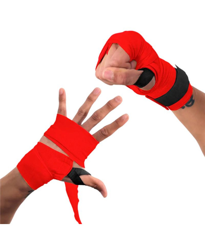 Vendas de Boxeo Everlast Core 120" Handwraps Rojo