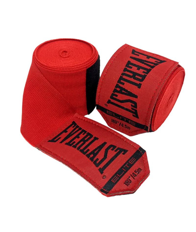 Bandages de Boxes Everlast Elite Handwraps Rouge