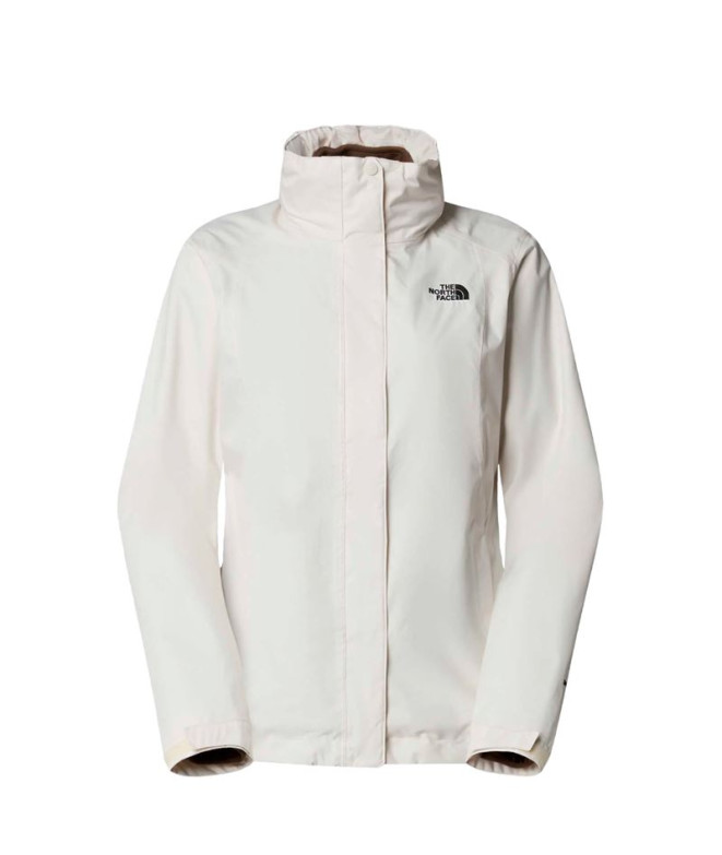 Casaco Montanha The North Face Mulher de Evolve II Triclimate Vermelho-Branco Dune