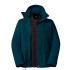 Casaco Montanha The North Face de Pinecroft Triclimate Mallard Azul/Cinza Homem