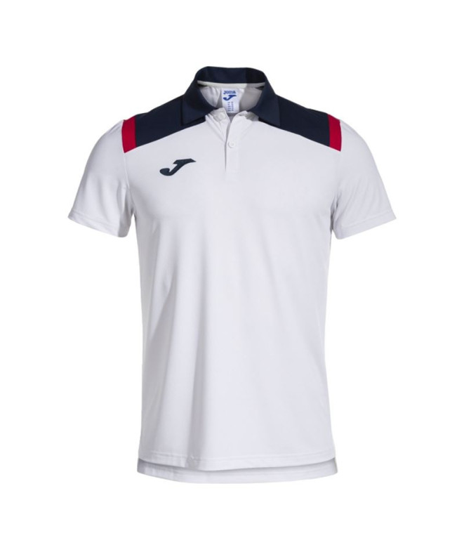 Polo Football Joma Homme de Toledo Blanco/Marino