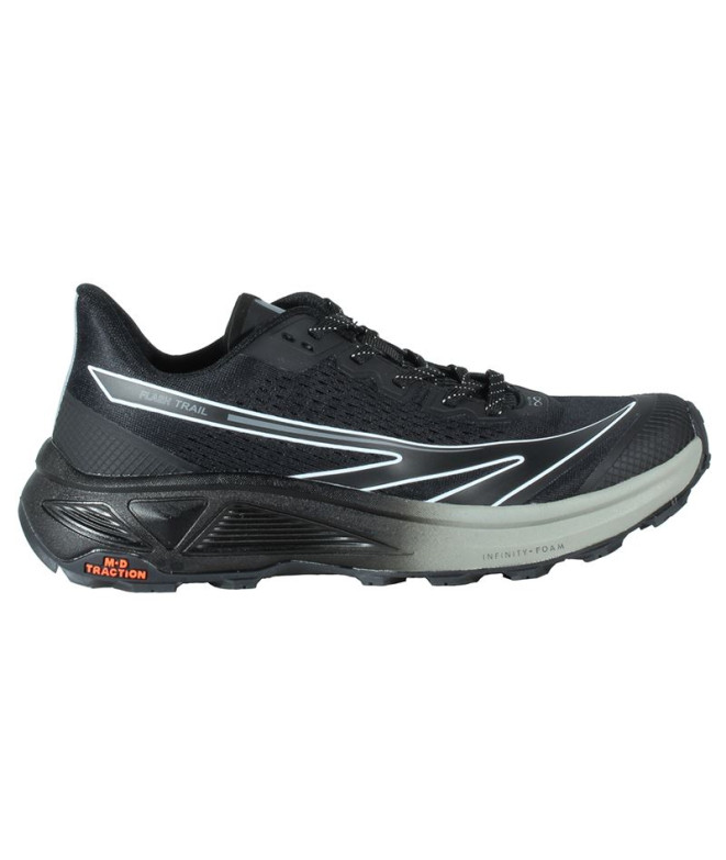 Zapatillas de Trail Hi-Tec Flash Negro/Gris Hombre