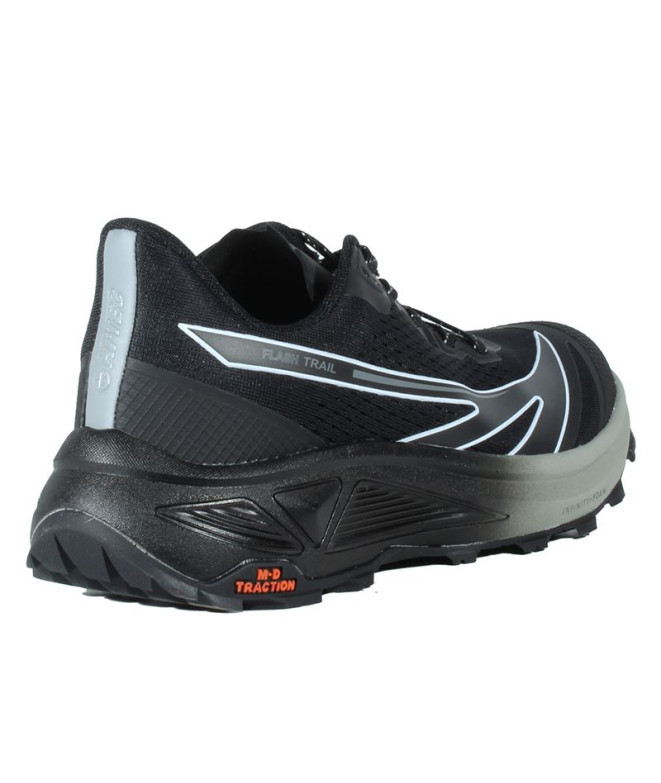 Zapatillas de Trail Hi-Tec Flash Negro/Gris Hombre