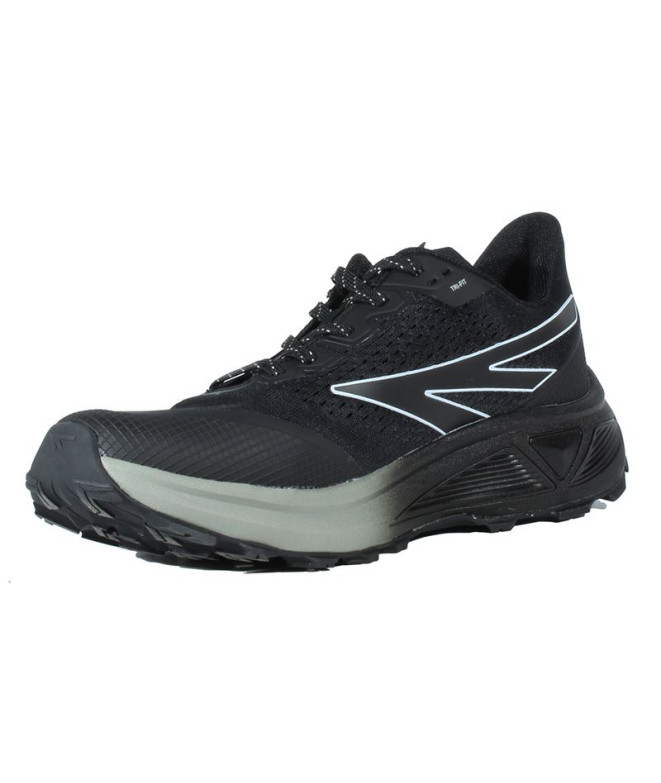 Zapatillas de Trail Hi-Tec Flash Negro/Gris Hombre