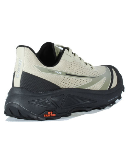 Chaussures Trail Hi-Tec de Flash Beige/Noir Homme 2