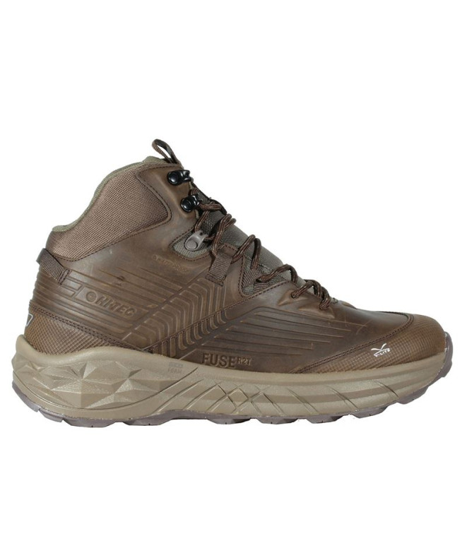 Botas de montagne Hi-Tec Geo Fuse Trek Mid Chocolate/Taupe/Lt Olive Homme