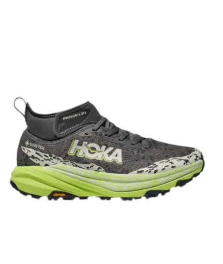 Chaussures Trail de Hoka Speedgoat 6 Mid Gtx Gris/Jaune...