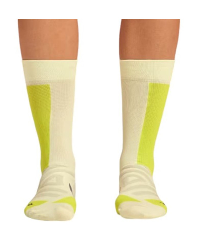 Meias Running Mulher por On Performance High Sock Seedling | Kiwi