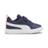Sapatilhas Puma Courtflex V3 V Infantil Navy Branco Vermelho