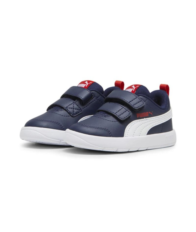 Zapatillas  Puma Courtflex V3 V Infantil Navy...