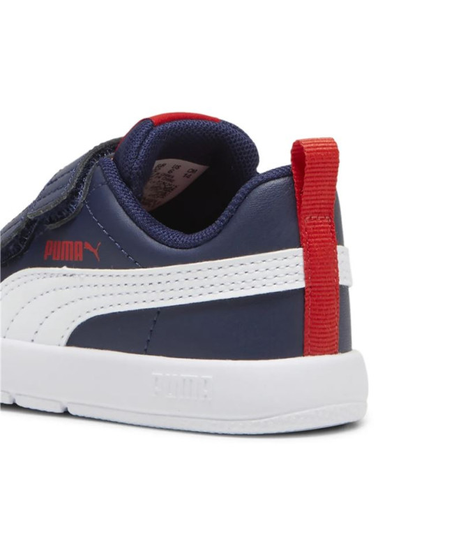 Sapatilhas Puma Courtflex V3 V Infantil Navy...