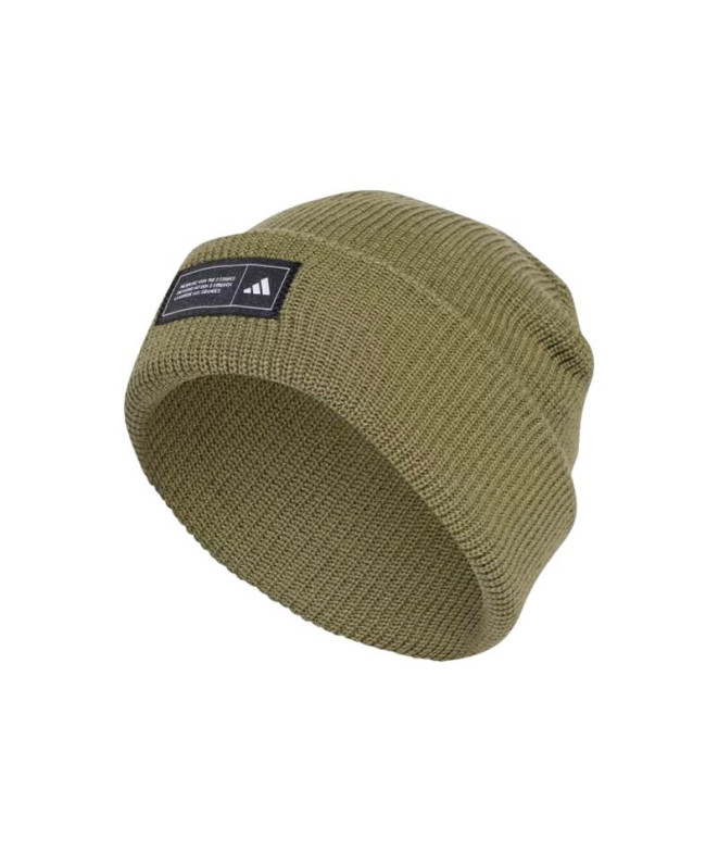 Gorro adidas Essentials Cuffed Beanie verde / negro / blanco