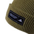 Bonnet adidas Bonnet à manchettes Essentials vert / noir / blanc