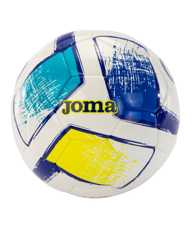 Balle Football Joma by DaII II Fluorescent Turquoise Blanc Jaune