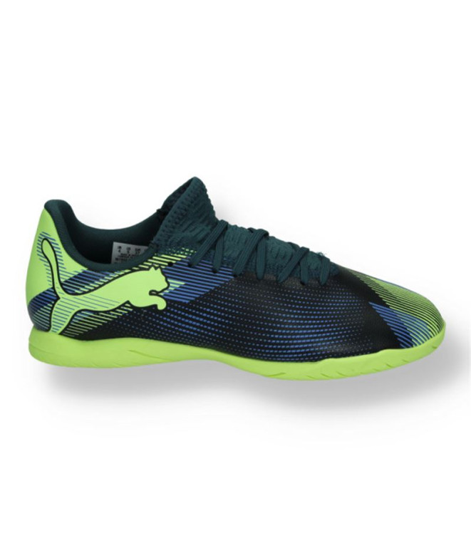 Zapatillas de Fútbol Sala Puma Future 7 Play It Infantil Gris