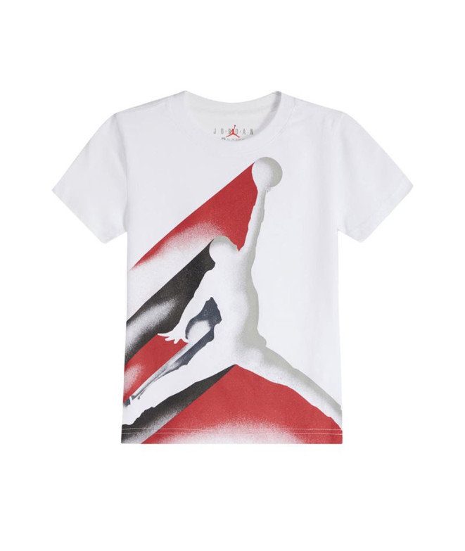 Camiseta Menino T-shirt Jordan 23 Fade Away Ss Branco