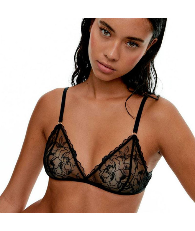 Bralette Black Limba Triangular Naomi Negro