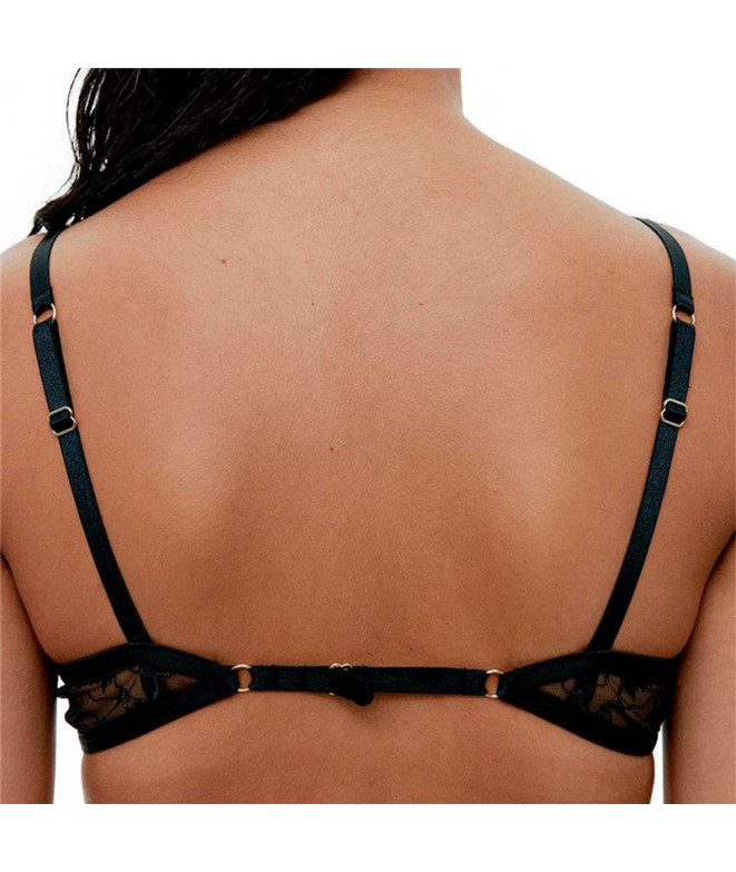 Bralette Preto Limba Triângulo Triângulo Naomi...