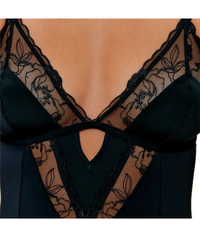 Body Preto Limba Triangular Christy Preto