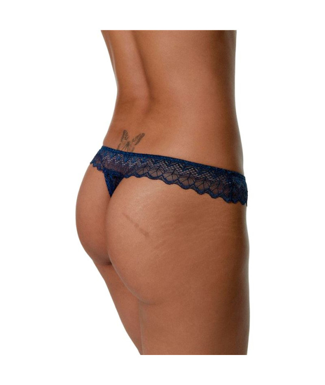 Calcinha Preto Limba Binia Azul Báltico