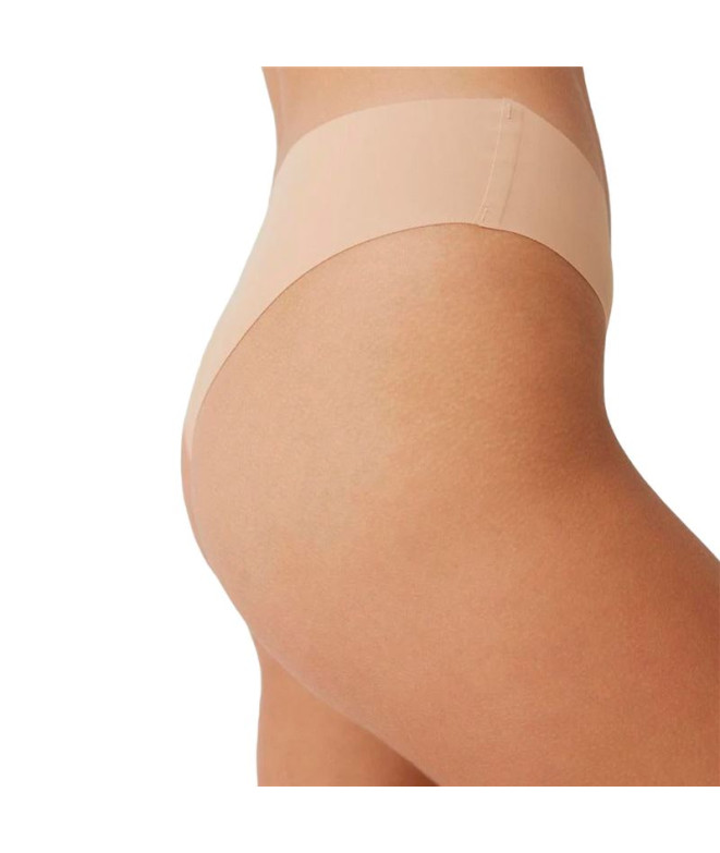 Calcinha Creme Limba Loa Preto