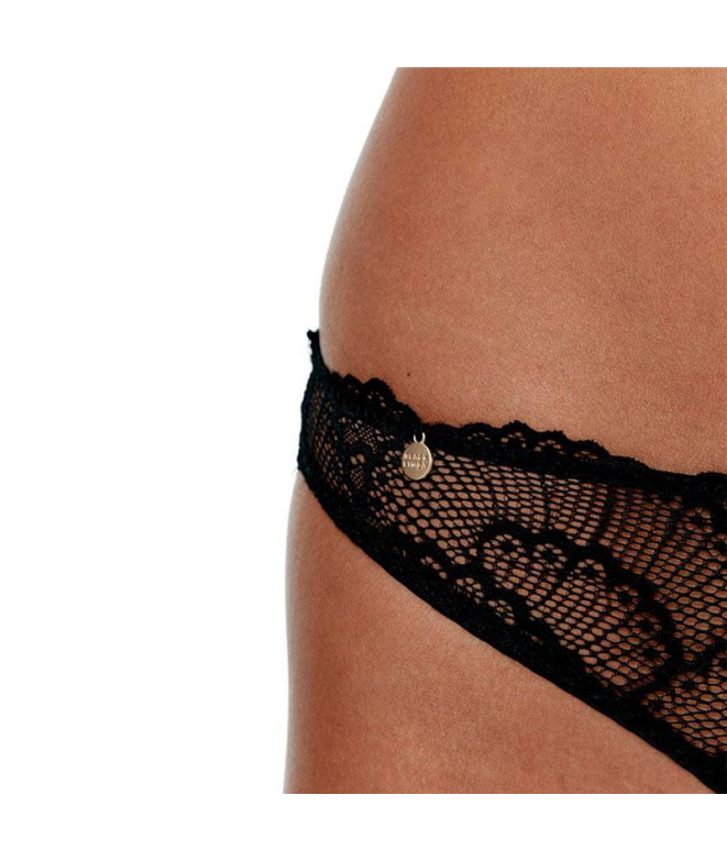 Calcinha preto brasileiro Limba Maze Preto