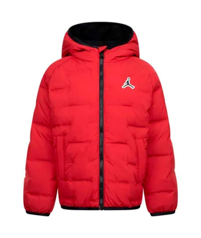 Casaco Infantil Jordan Jdn Welded Jordan Puffer Vermelho