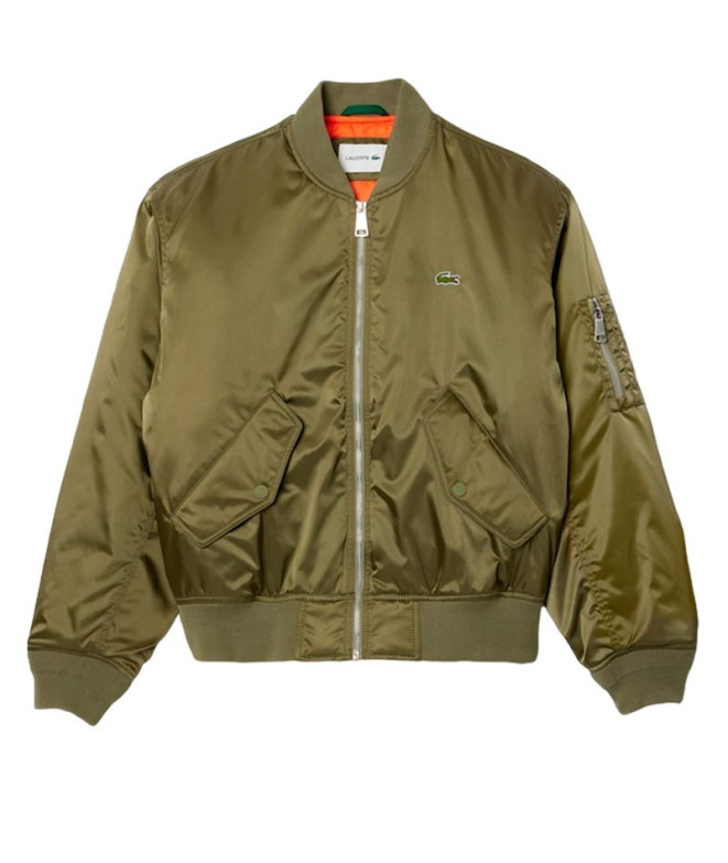 Veste Lacoste Homme Blouson Kaki Vert