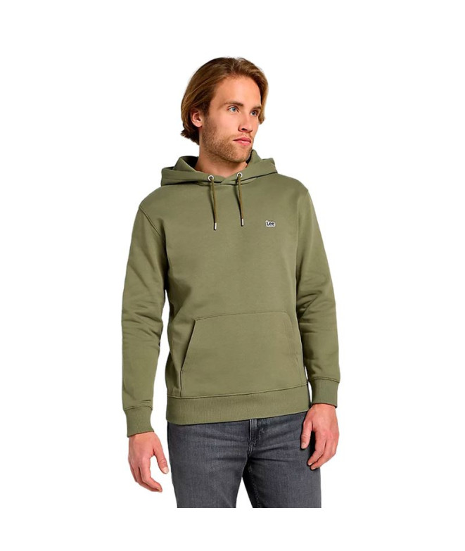 Sudadera Lee Plain Hoodie Mercantile Hombre Verde