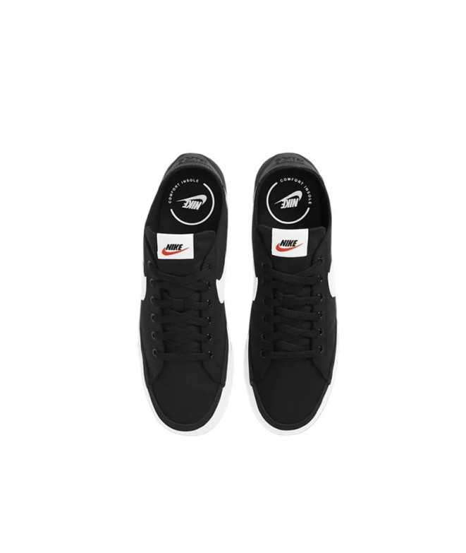 Chaussures Nike Court Homme Legacy Canvas Noir