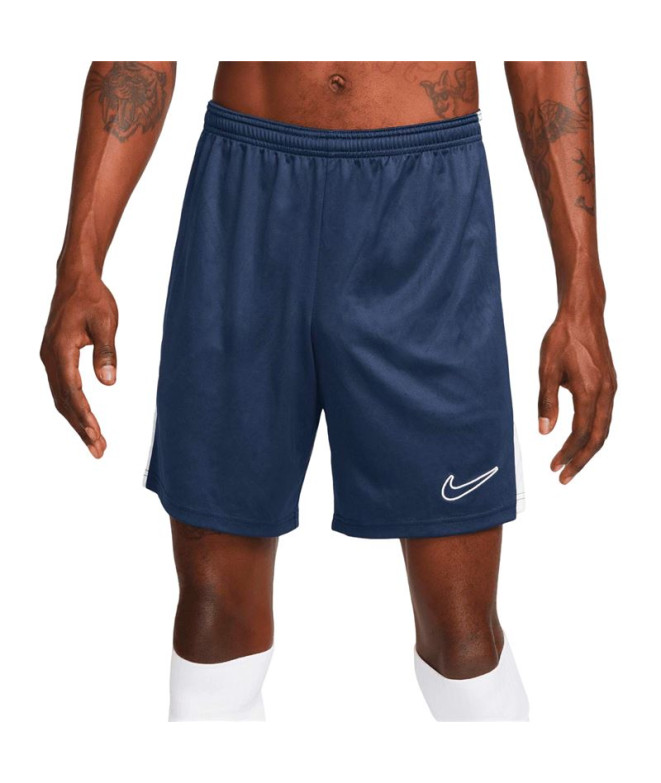 Calça Futebol Nike Homem de Dri-Fit Academy Soccer Marinho/Branco