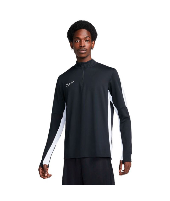 Camiseta Futebol Nike Homem de Dri-Fit Academy Soccer Preto/Branco