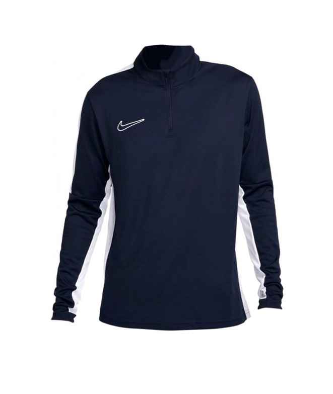 Camiseta Futebol Nike Homem de Dri-Fit Academy Soccer Marinho/Branco