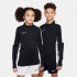 Camiseta Futebol Nike infantil da Dri-Fit Academy 23 Preto/Branco