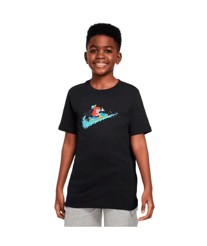 Camiseta Nike Menino Roupa de desporto Grande Preto