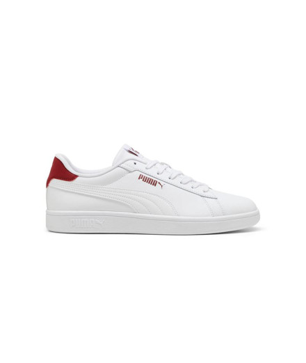 Zapatillas Casual Puma  Smash 3.0 L Blanco rojo