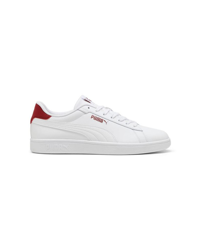 Zapatillas Casual Puma  Smash 3.0 L Blanco rojo