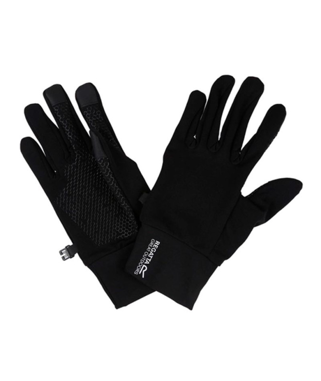 Gants Montagne Regatta de Touchtip Stretch II Noir Unisexe