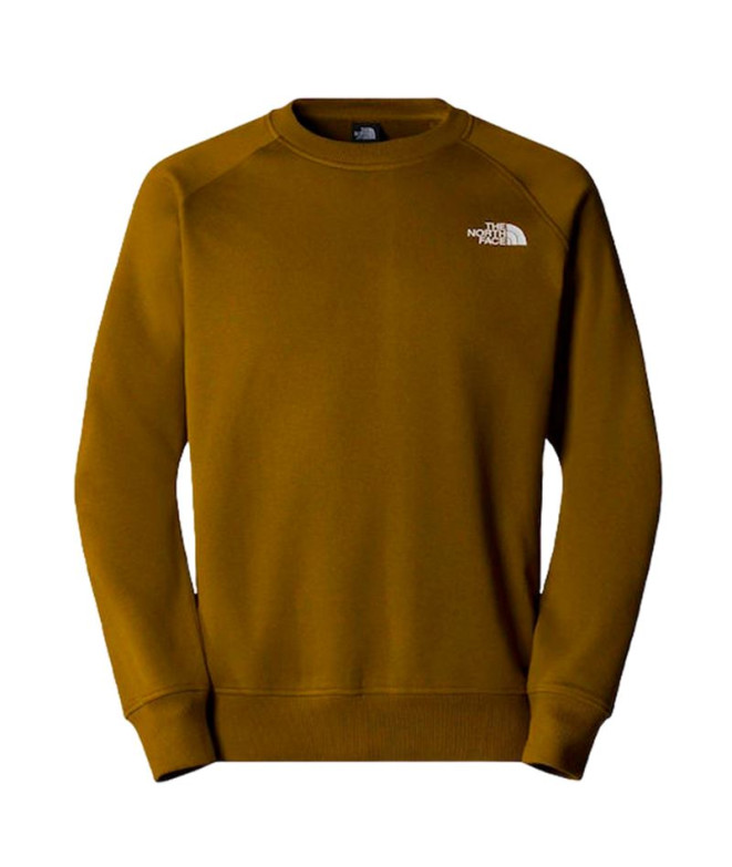 Sudadera de Montaña The North Face Raglan Box Nse Crew Moss Green Hombre