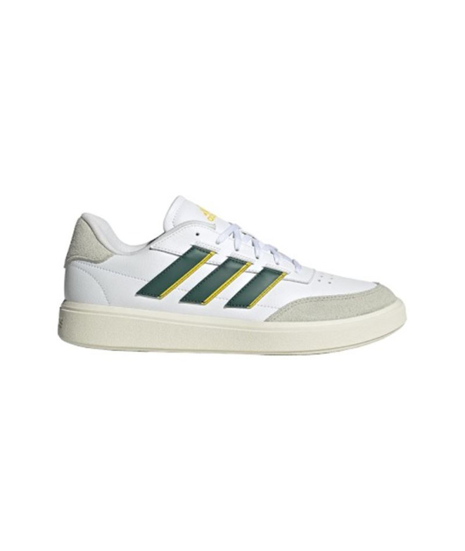 Chaussures Homme Adidas Courtblock Blanc/Vert