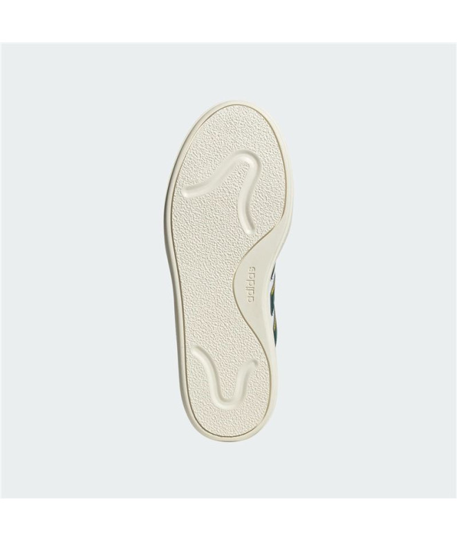 Chaussures Homme Adidas Courtblock Blanc/Vert