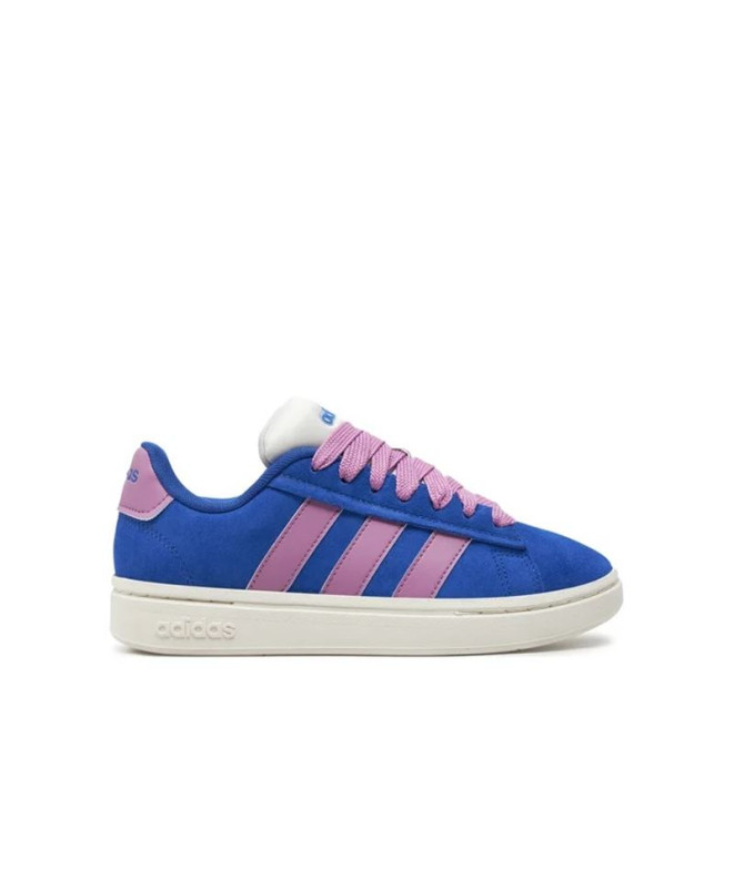 Chaussures Court Femme Adidas Grand Alpha 00S Bleu