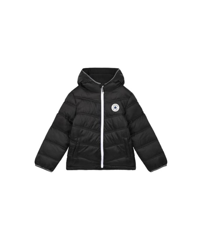 Chaqueta Converse Mdwt Puffer Negro Niño