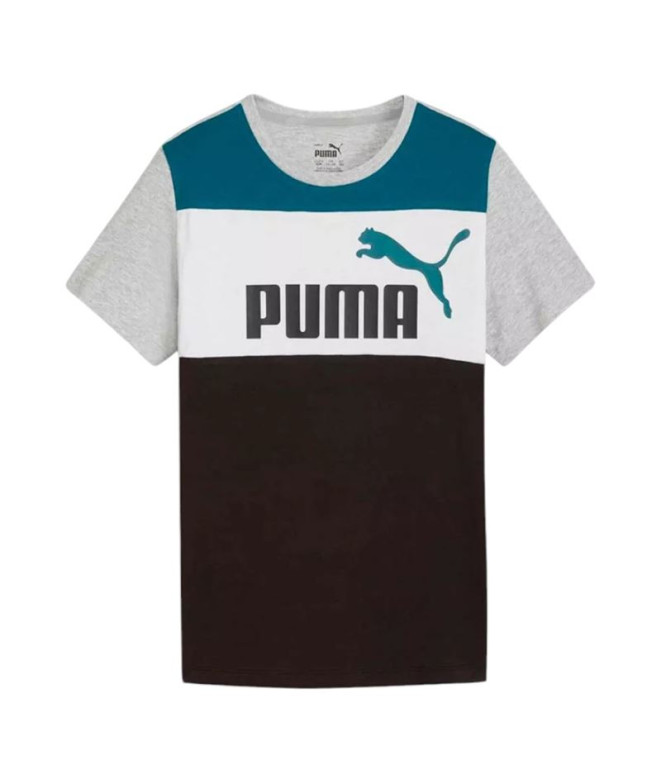 Camiseta Casual Bloco Puma Ess Menino