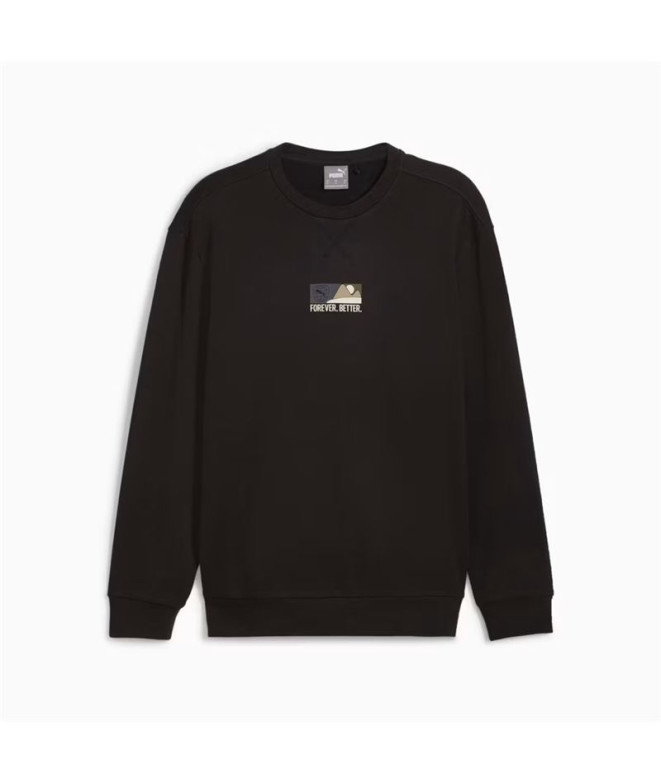 Sweat Homme Puma Better Sportswear Crew Noir