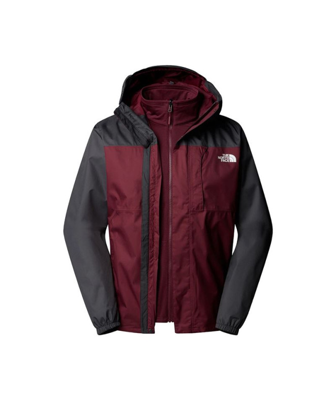 Casaco Montanha The North Face Homem de Quest Triclimate Bordeaux/Anthracite