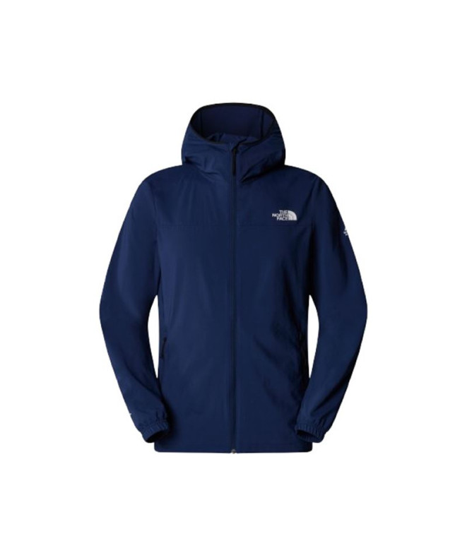 Chaqueta de Montaña The North Face Ma Hooded Wind Hombre Azul Oscuro
