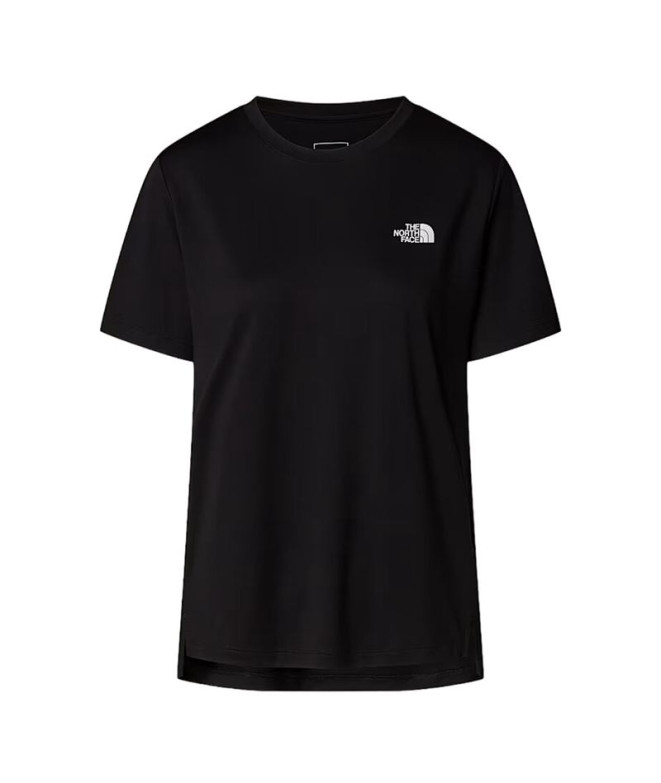 Camiseta Montanha The North Face Mulher from Flex S/S Reg Tnf Preto